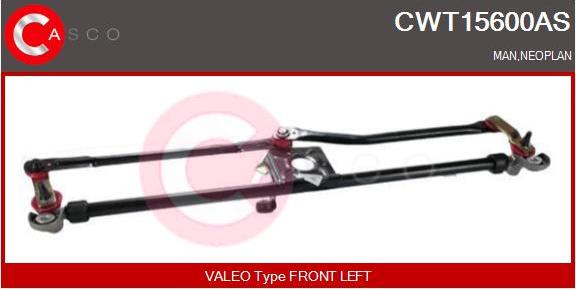 Casco CWT15600AS - Stiklu tīrītāja sviru un stiepņu sistēma www.autospares.lv