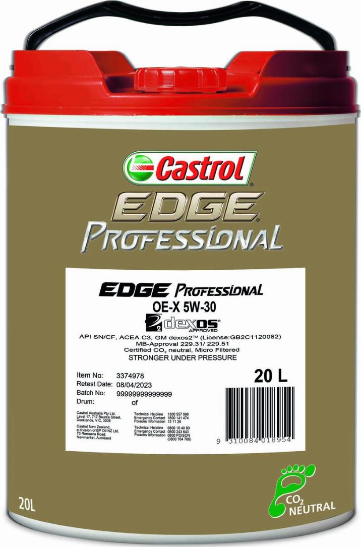 Castrol 3374978 - Motoreļļa www.autospares.lv