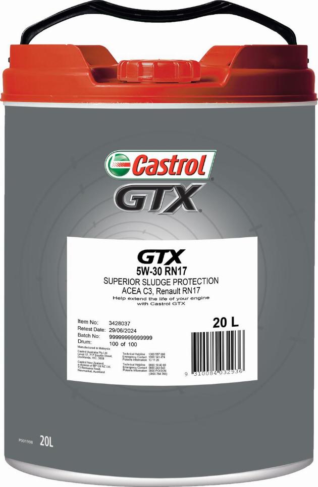 Castrol 3428037 - Motoreļļa www.autospares.lv