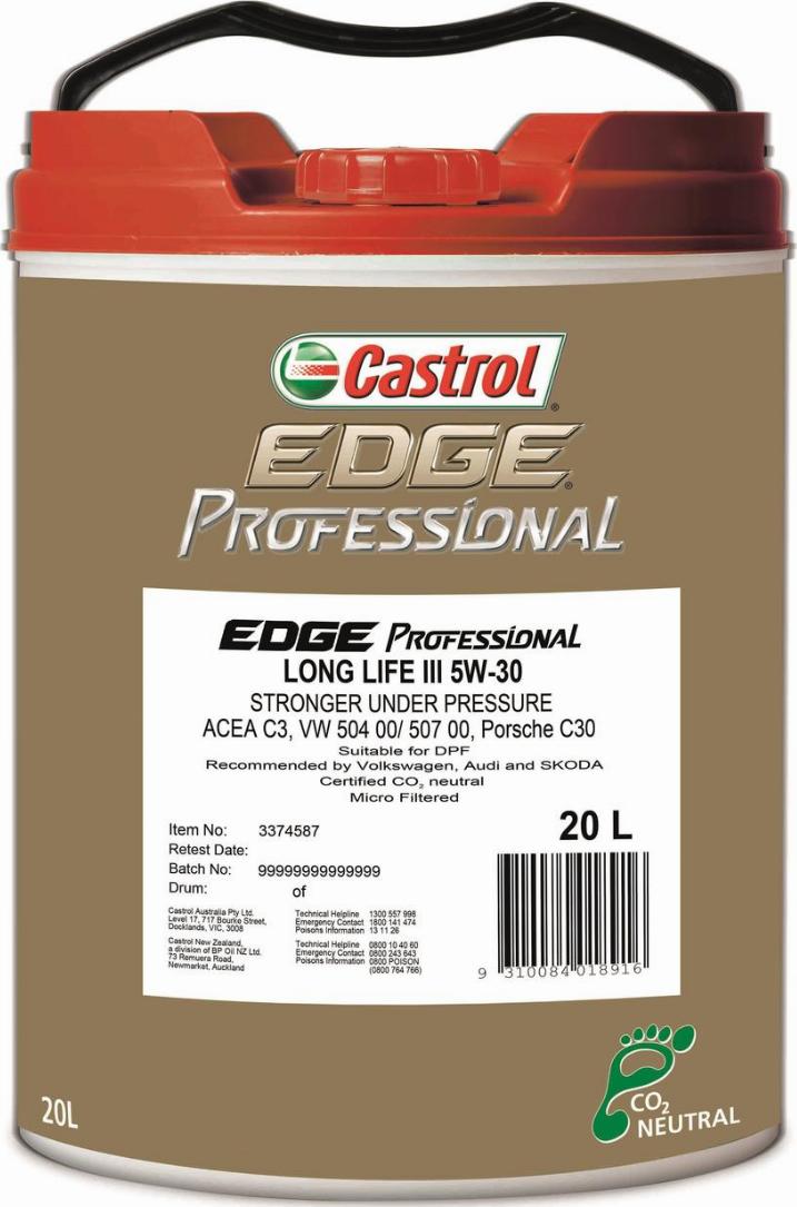 Castrol 3374586 - Motoreļļa www.autospares.lv