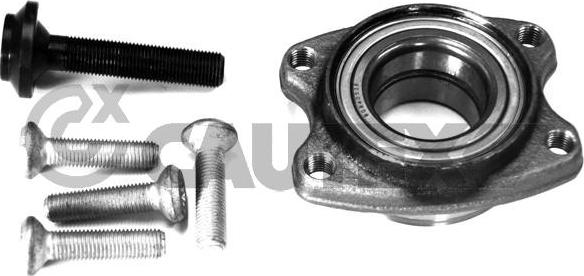 Cautex 462554 - Подшипник ступицы колеса, комплект www.autospares.lv