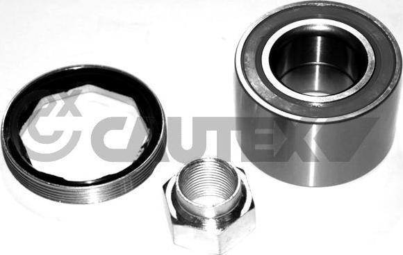 Cautex 462615 - Подшипник ступицы колеса, комплект www.autospares.lv