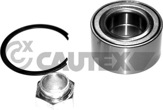 Cautex 011228 - Подшипник ступицы колеса, комплект www.autospares.lv