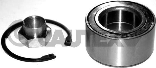 Cautex 081142 - Подшипник ступицы колеса, комплект www.autospares.lv