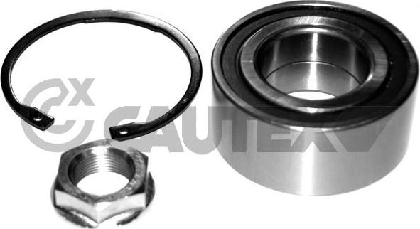 Cautex 031618 - Riteņa rumbas gultņa komplekts www.autospares.lv