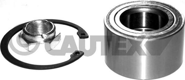 Cautex 754736 - Подшипник ступицы колеса, комплект www.autospares.lv