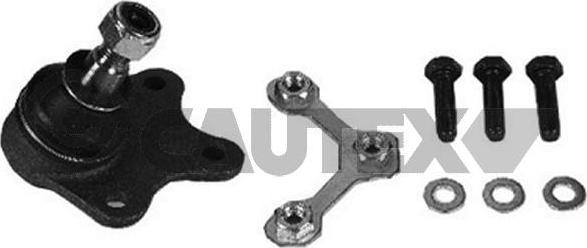 Cautex 755031 - Balst / Virzošais šarnīrs autospares.lv