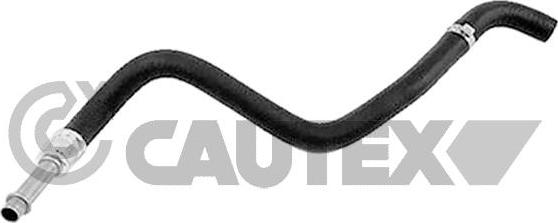 Cautex 753245 - Hidrauliskā šļūtene, Stūres iekārta www.autospares.lv