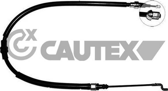 Cautex 765862 - Тросик, cтояночный тормоз www.autospares.lv