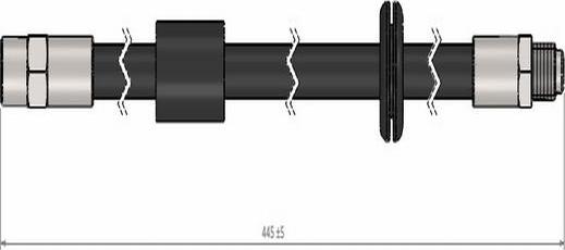 CAVO C900 432A - Тормозной шланг www.autospares.lv