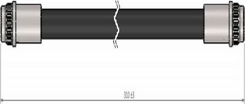 CAVO C800 178A - Bremžu šļūtene www.autospares.lv