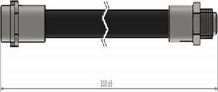 CAVO C800 739A - Тормозной шланг www.autospares.lv