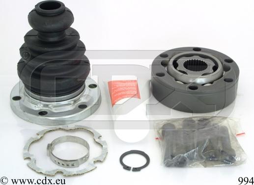 CDX 994 - Шарнирный комплект, ШРУС, приводной вал www.autospares.lv