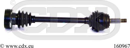 CDX 160967 - Drive Shaft www.autospares.lv