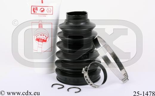 CDX 25-1478 - Putekļusargs, Piedziņas vārpsta autospares.lv