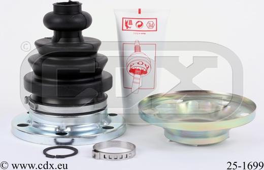 CDX 25-1699 - Putekļusargs, Piedziņas vārpsta autospares.lv