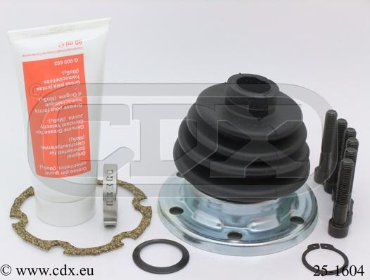 CDX 25-1604 - Пыльник, приводной вал www.autospares.lv