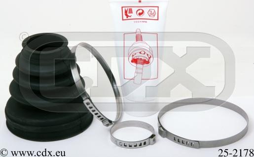 CDX 25-2178 - Putekļusargs, Piedziņas vārpsta autospares.lv