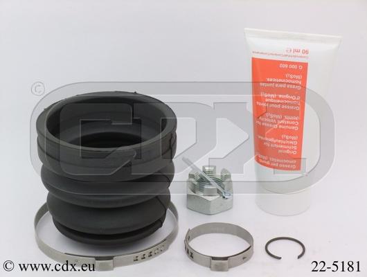 CDX 22-5181 - Пыльник, приводной вал www.autospares.lv