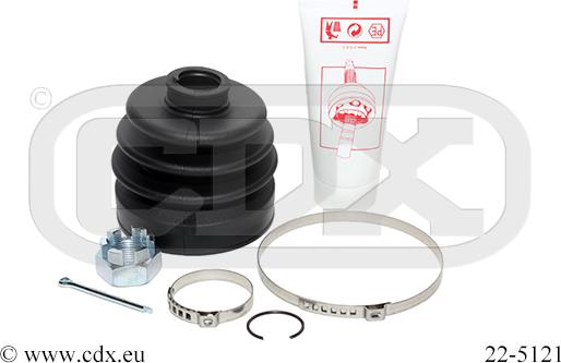 CDX 22-5121 - Bellow, drive shaft www.autospares.lv