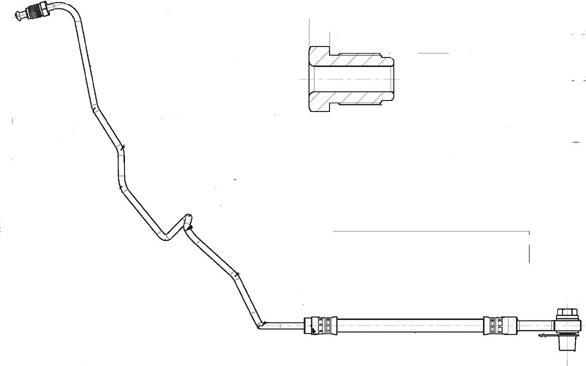 CEF 514512 - Bremžu šļūtene www.autospares.lv