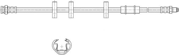 CEF 516993 - Bremžu šļūtene www.autospares.lv