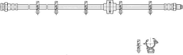 CEF 516938 - Bremžu šļūtene www.autospares.lv