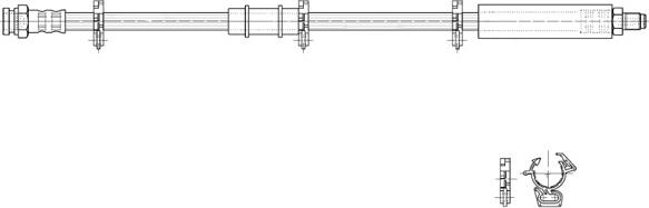 CEF 516975 - Bremžu šļūtene www.autospares.lv