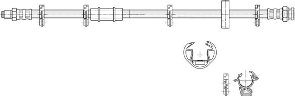 CEF 516973 - Bremžu šļūtene www.autospares.lv