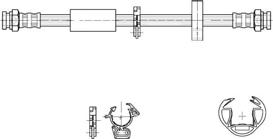 CEF 516877 - Bremžu šļūtene www.autospares.lv