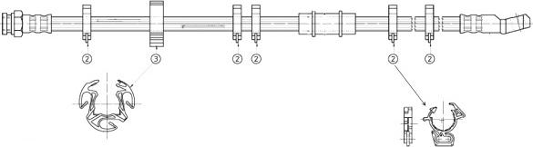 CEF 511408 - Bremžu šļūtene www.autospares.lv