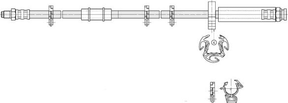 CEF 511407 - Bremžu šļūtene www.autospares.lv