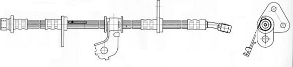 CEF 512463 - Bremžu šļūtene www.autospares.lv