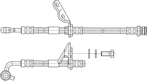 CEF 512471 - Bremžu šļūtene www.autospares.lv