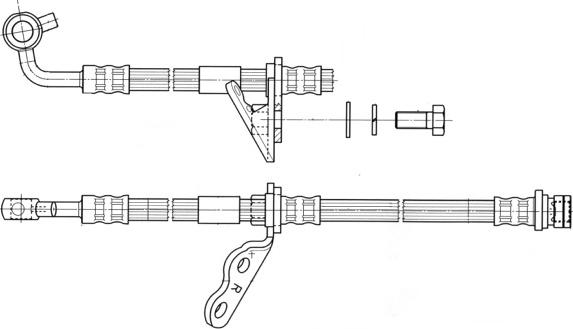 CEF 512472 - Bremžu šļūtene www.autospares.lv