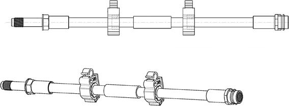 CEF 512827 - Bremžu šļūtene www.autospares.lv