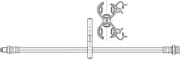 CEF 512353 - Bremžu šļūtene www.autospares.lv