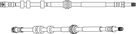 CEF 512762 - Bremžu šļūtene www.autospares.lv