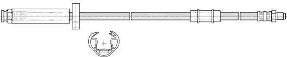 CEF 517055 - Bremžu šļūtene www.autospares.lv