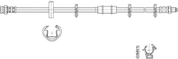 CEF 517060 - Bremžu šļūtene www.autospares.lv