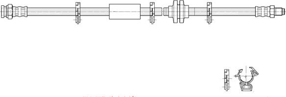 CEF 517072 - Bremžu šļūtene www.autospares.lv