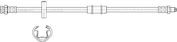 CEF 517139 - Bremžu šļūtene www.autospares.lv