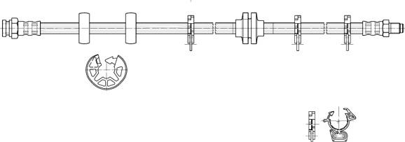 CEF 517136 - Bremžu šļūtene www.autospares.lv