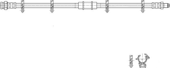 CEF 517133 - Bremžu šļūtene www.autospares.lv