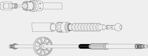 CEF AU02165 - Trose, Stāvbremžu sistēma www.autospares.lv