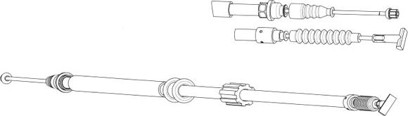 CEF FA02221 - Trose, Stāvbremžu sistēma www.autospares.lv