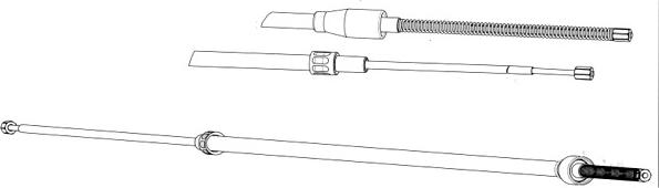 CEF SK02106 - Trose, Stāvbremžu sistēma www.autospares.lv