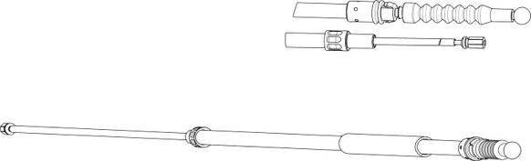 CEF VW02199 - Trose, Stāvbremžu sistēma www.autospares.lv