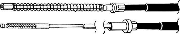 CEF VW02167 - Trose, Stāvbremžu sistēma www.autospares.lv