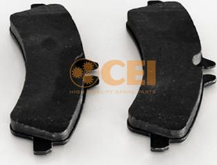 C.E.I. 584048 - Bremžu uzliku kompl., Disku bremzes www.autospares.lv